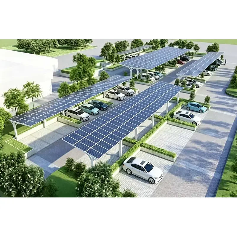 Sistem Carport Surya Tabung Persegi